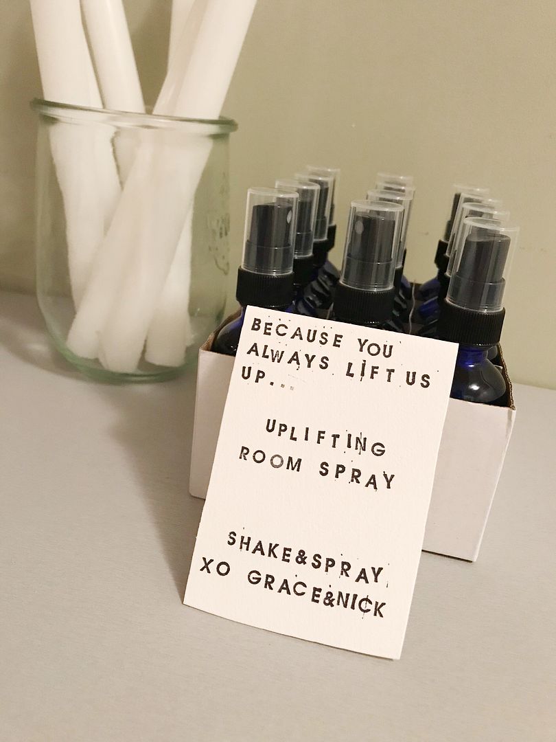 diy uplifting room spray