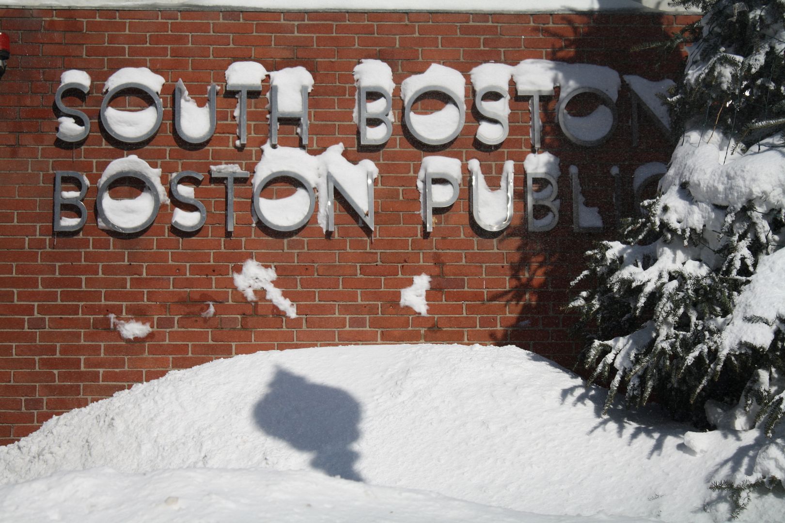 snowy South Boston