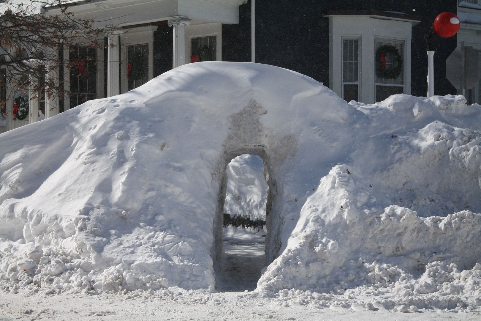 snow tunnel south boston