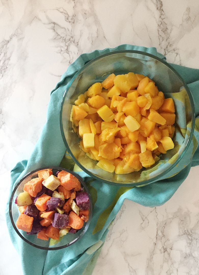 meal prep sweet potatoes squash