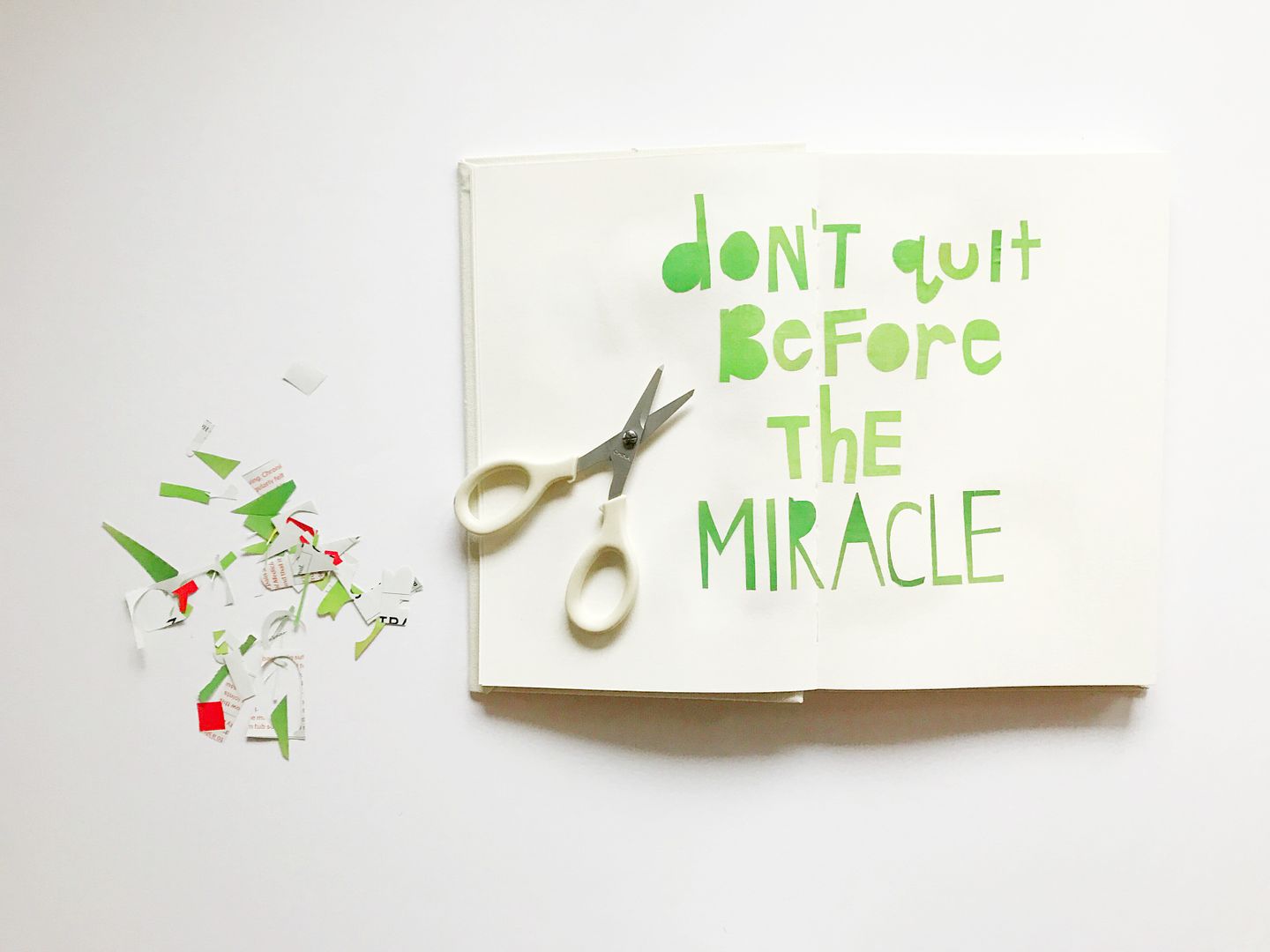 dont quit before the miracle