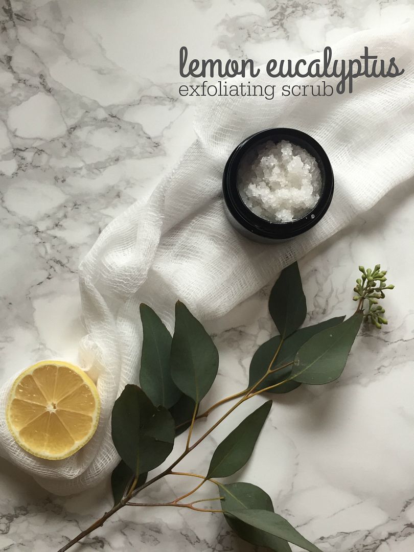 lemon eucalyptus exfoliating scrub