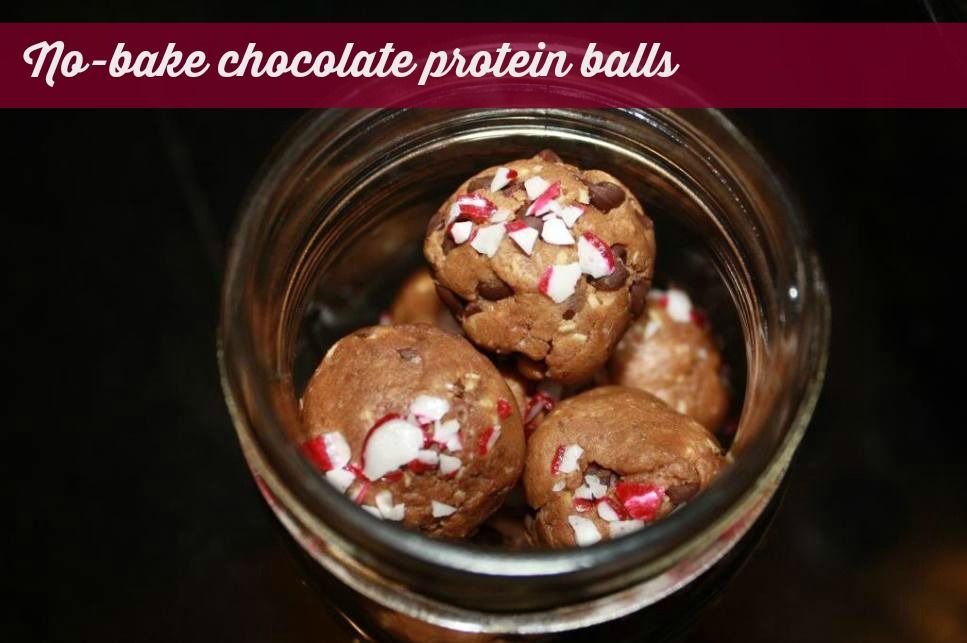 No-bake chocolate protein balls (gluten-free, vegetarian recipe)