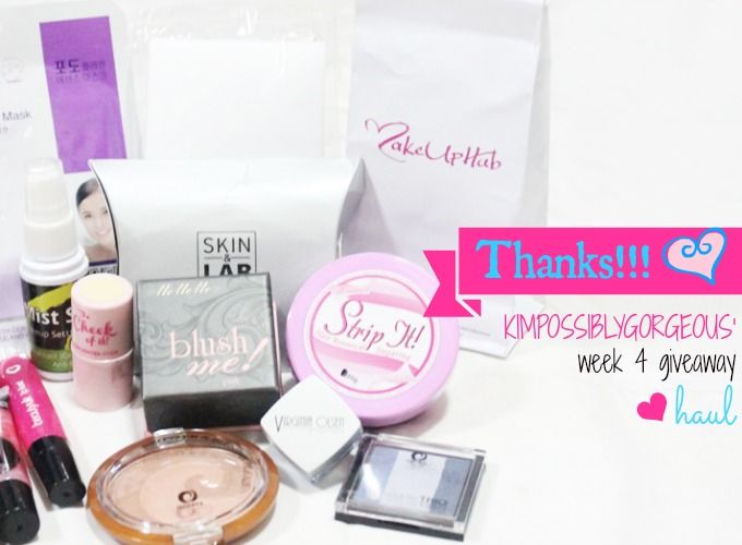 Kimpossibly Gorgeous' Giveaway Haul