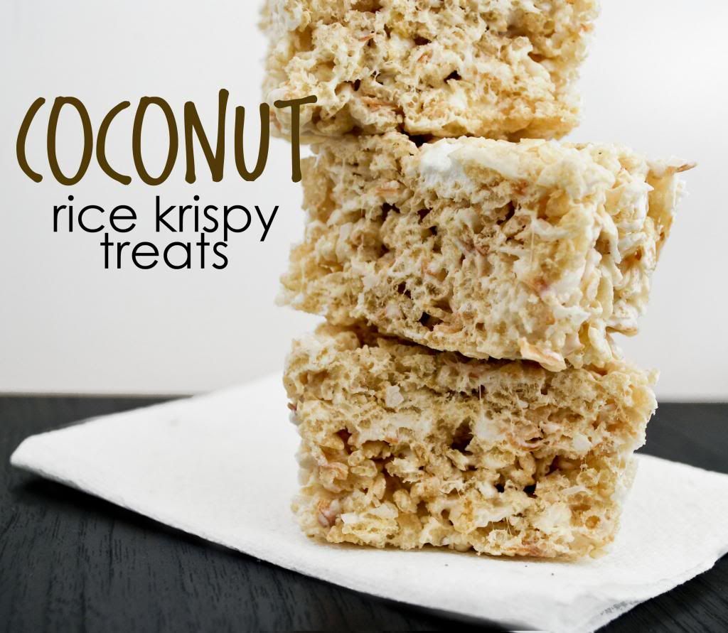 Coconut Rice Krispy Treats