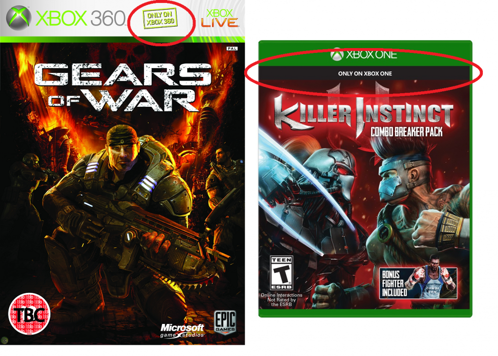 Las etiquetas de "Sólo en Xbox" pueden volver 104