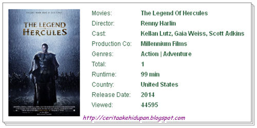 The legend Of Hercules