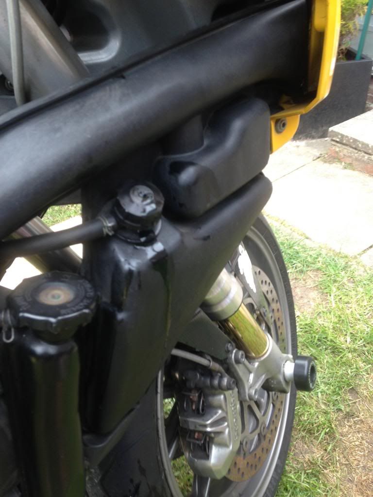 Coolant is water ok for finding a leak? Ducati Forum