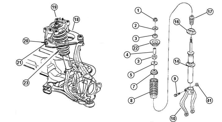 How to change struts on 2002 chrysler sebring convertible #5