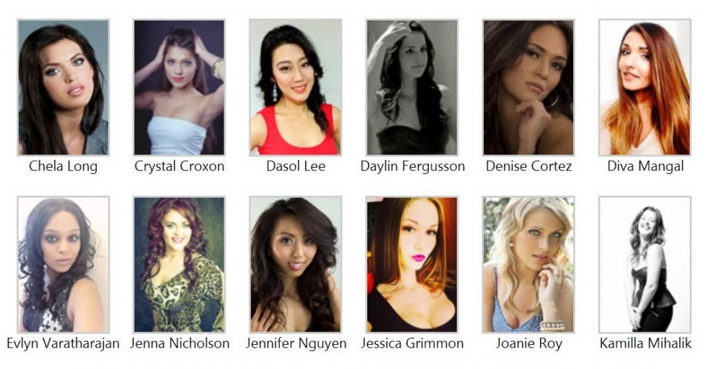 Miss Universe Canada 2014 – Finalists