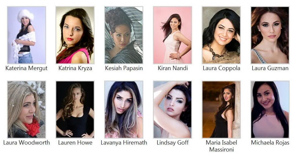 Miss Universe Canada 2014 – Finalists