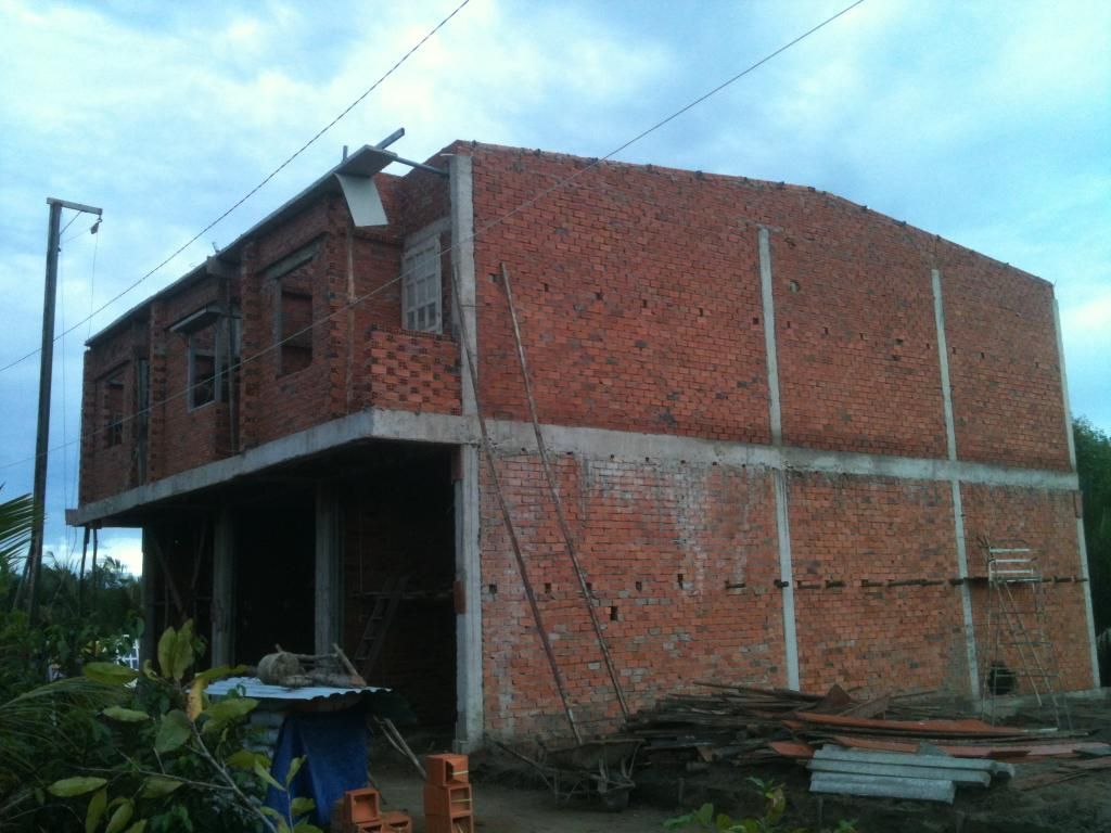 Nhà đang xây, đa phước bình chánh,hcm