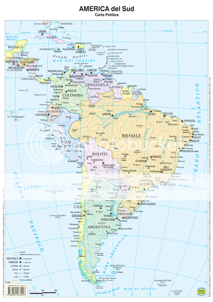 Cartina Geografica America Sud Images